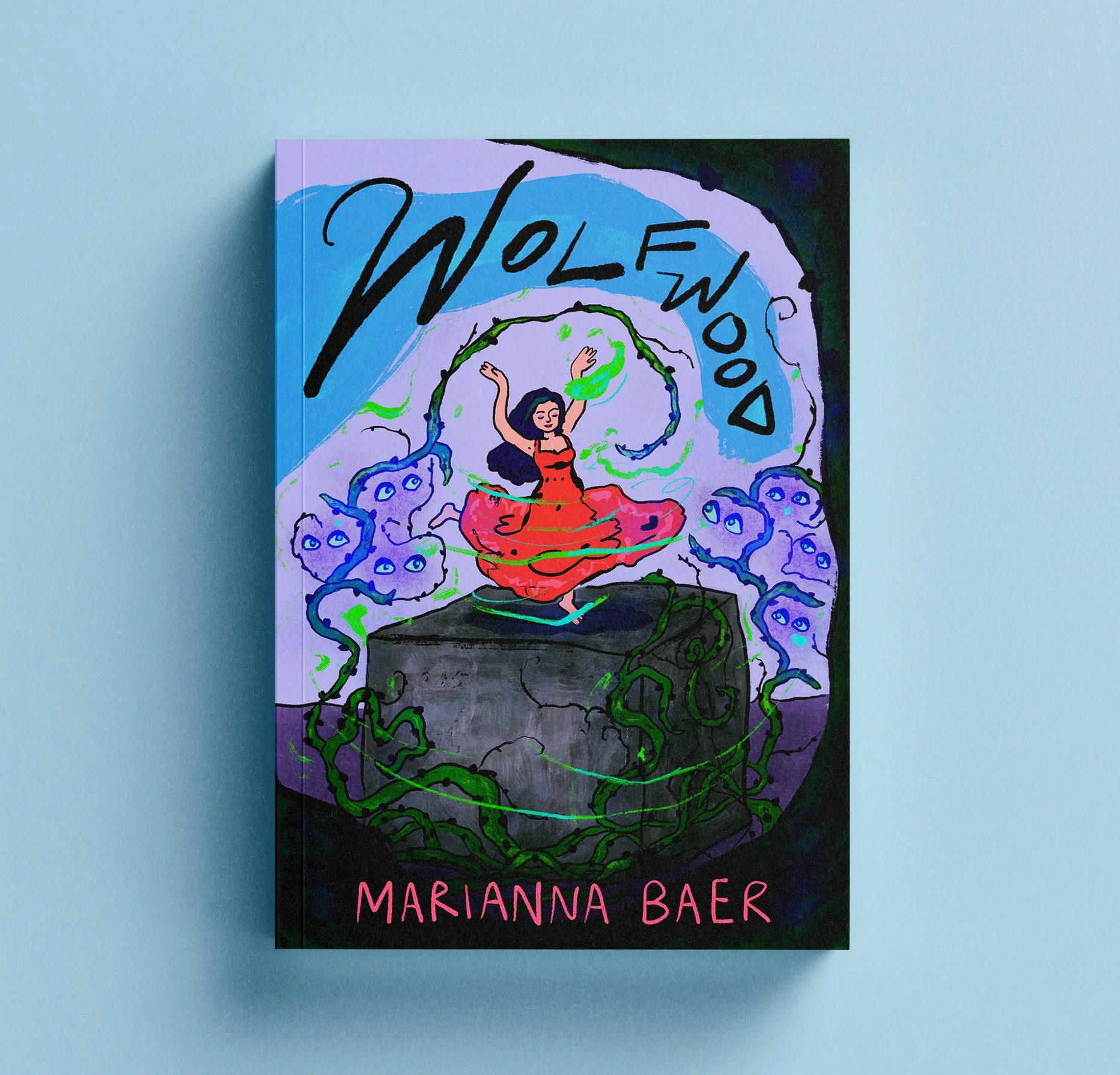 Illustration, hand lettering, and typesetting.