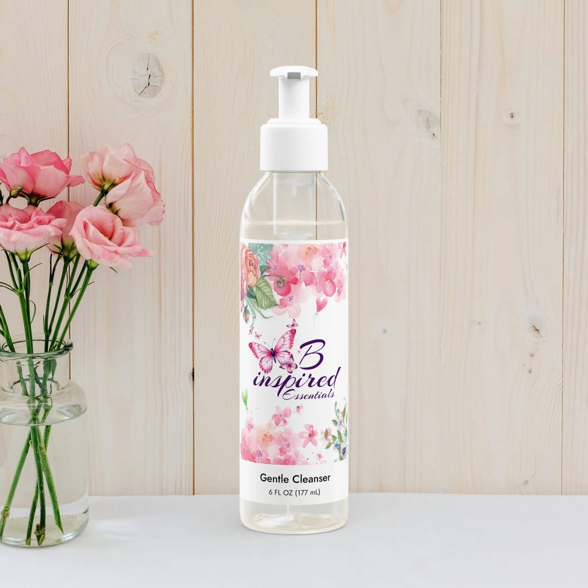 B Inspired Essentials Gentle Face and Body Vegan Cleanser, 6oz