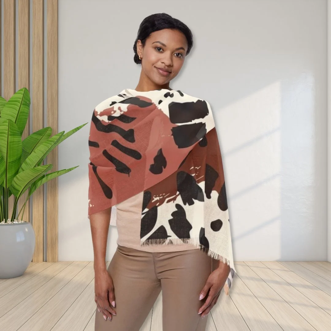 Wild Life Lightweight Scarf — Leopard Print