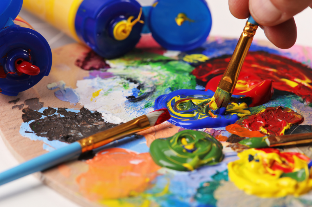 children painting All Is Well Approach ART Creativity
