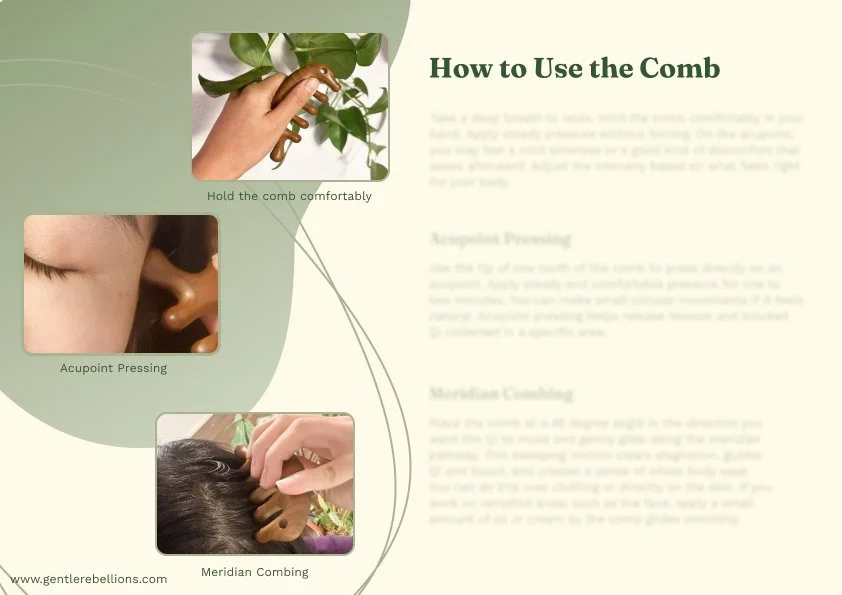 Massage Comb Tutorial