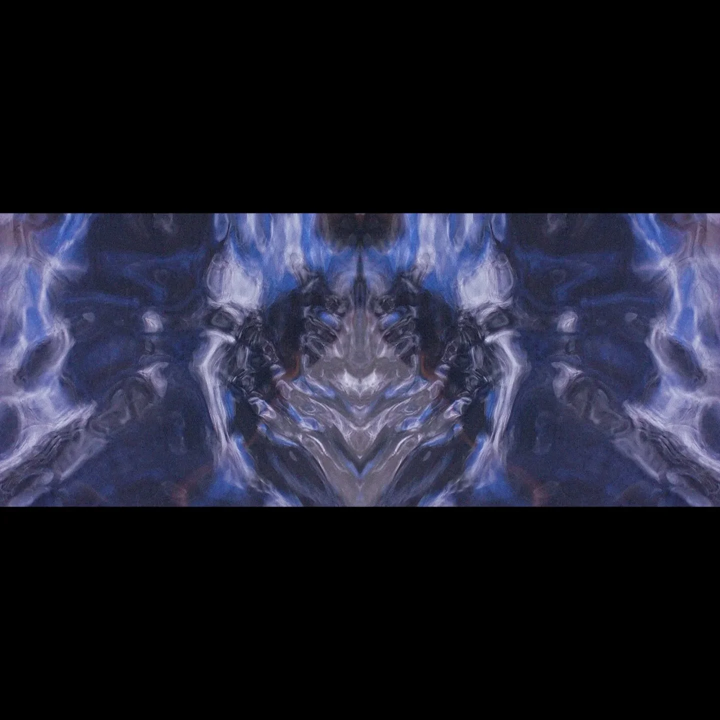 Spring Water, mirrored.
"Guides in Indigo"