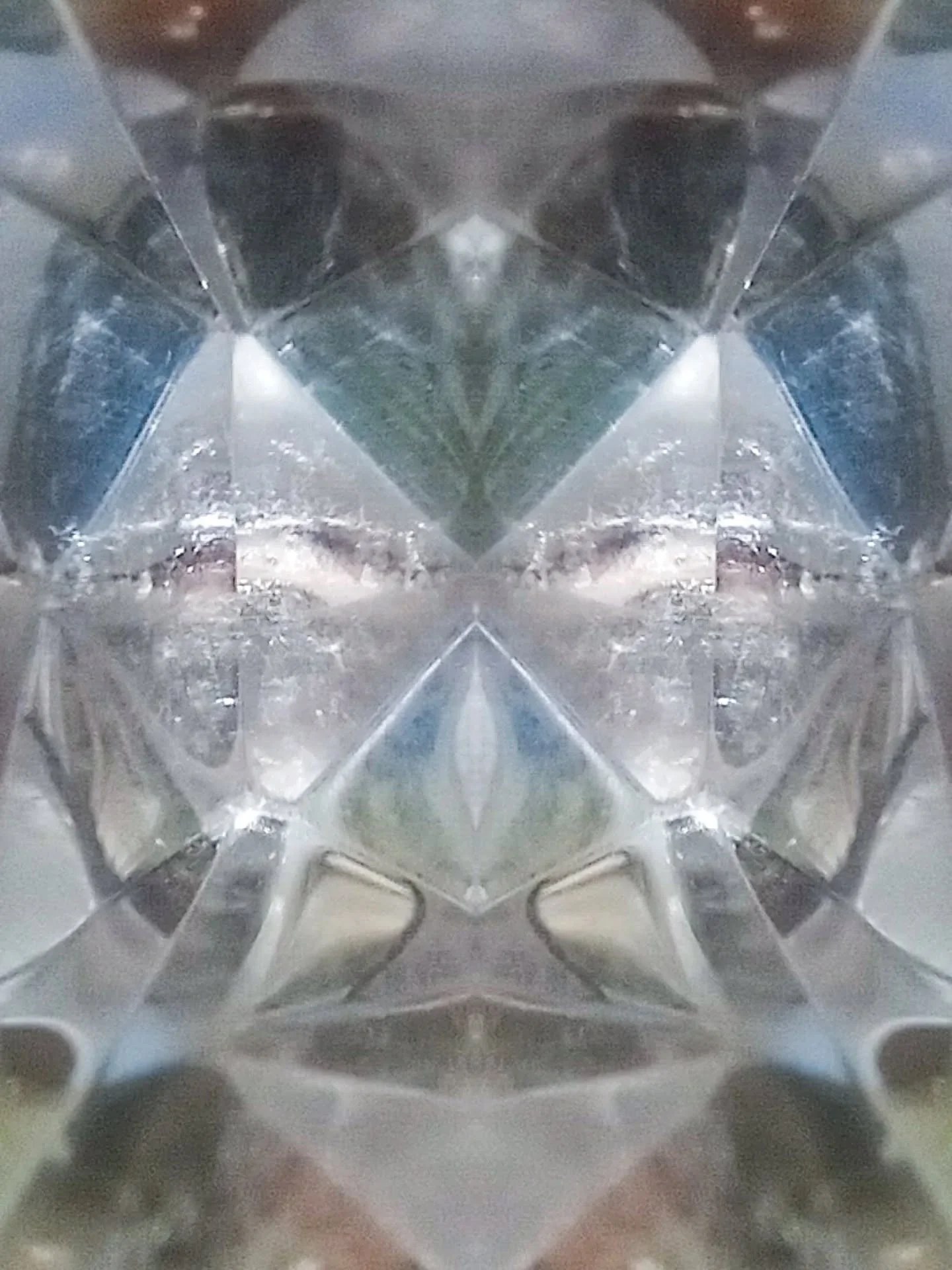 Quartz macro photography, mirrored 
"Lonely but never alone."