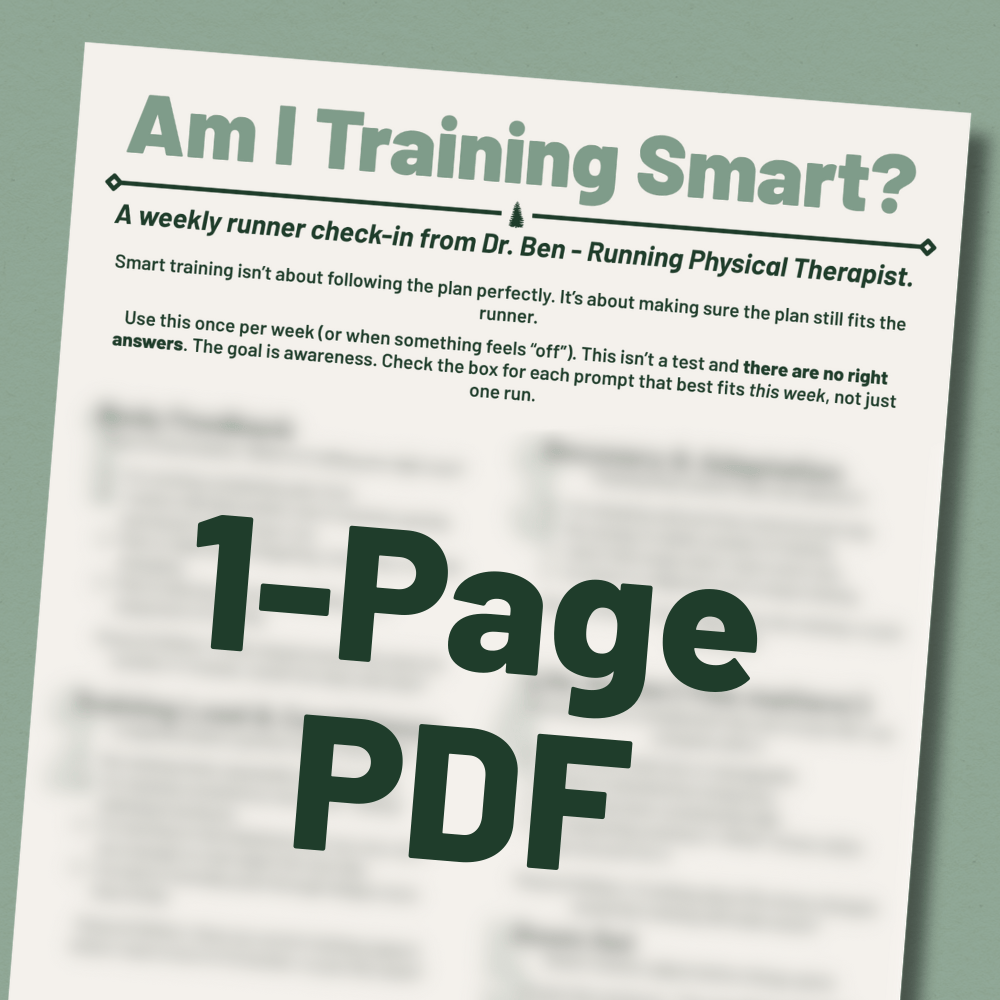 FREE Weekly Training Checklist