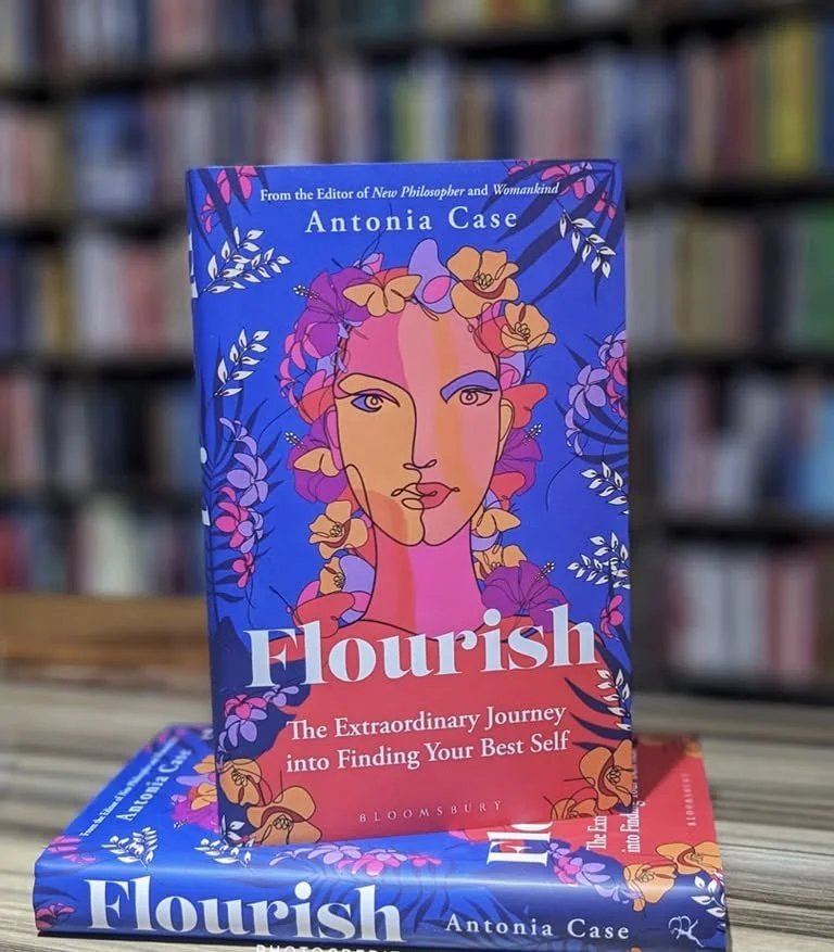 Flourish by Antonia Case // A philosophical memoir of travel and introspection where the author seeks to understand what makes life meaningful and how ordinary people can truly flourish.