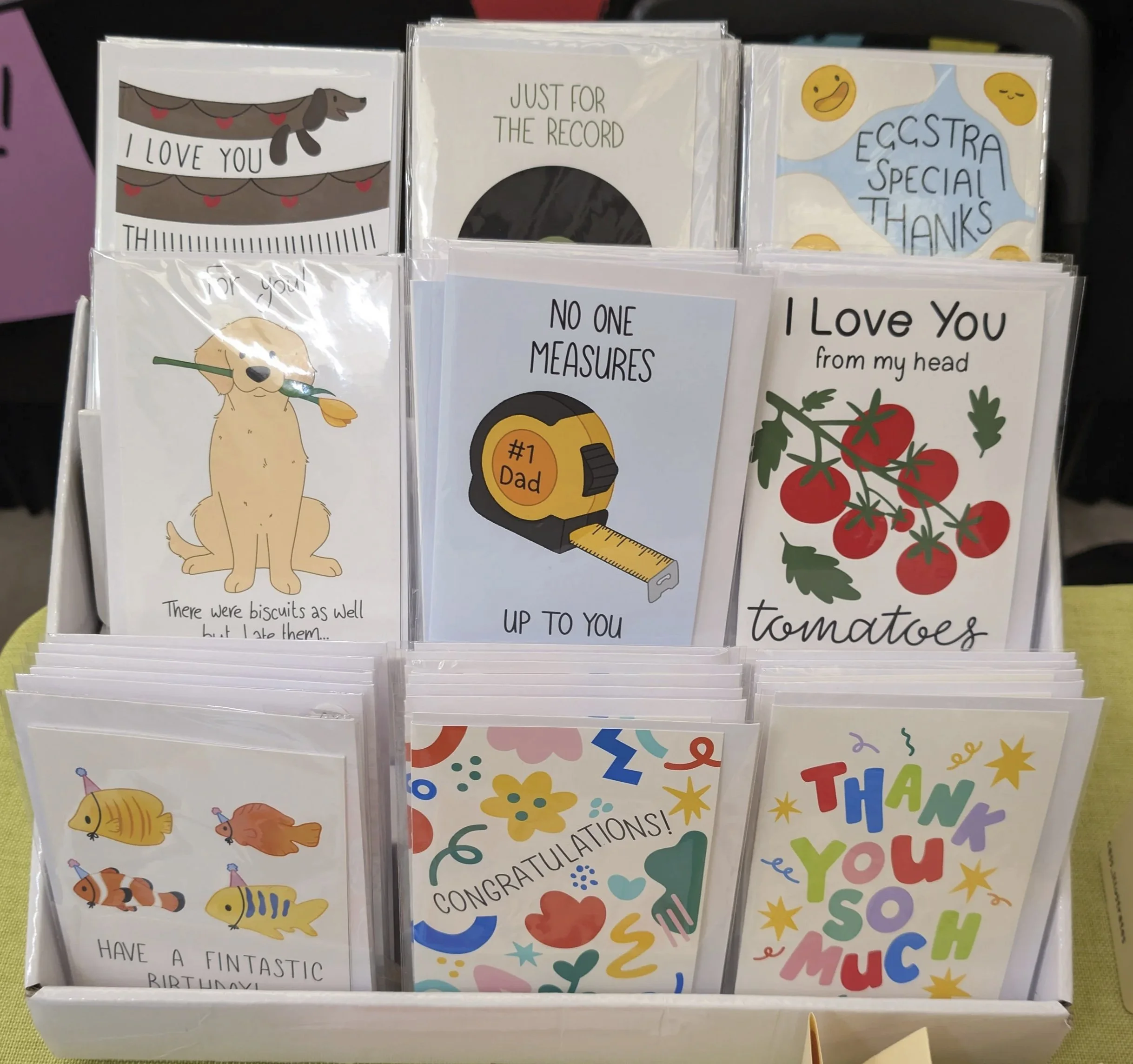 Greetings cards