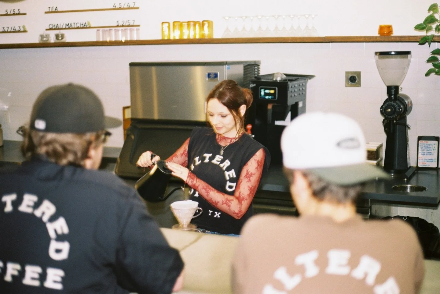 Happy Monday, Filtered family 🤍 We&rsquo;re here till 7 serving up all your coffee + matcha favorites. Don&rsquo;t forget to check out the new merch&hellip; it&rsquo;s going fast! ☕✨