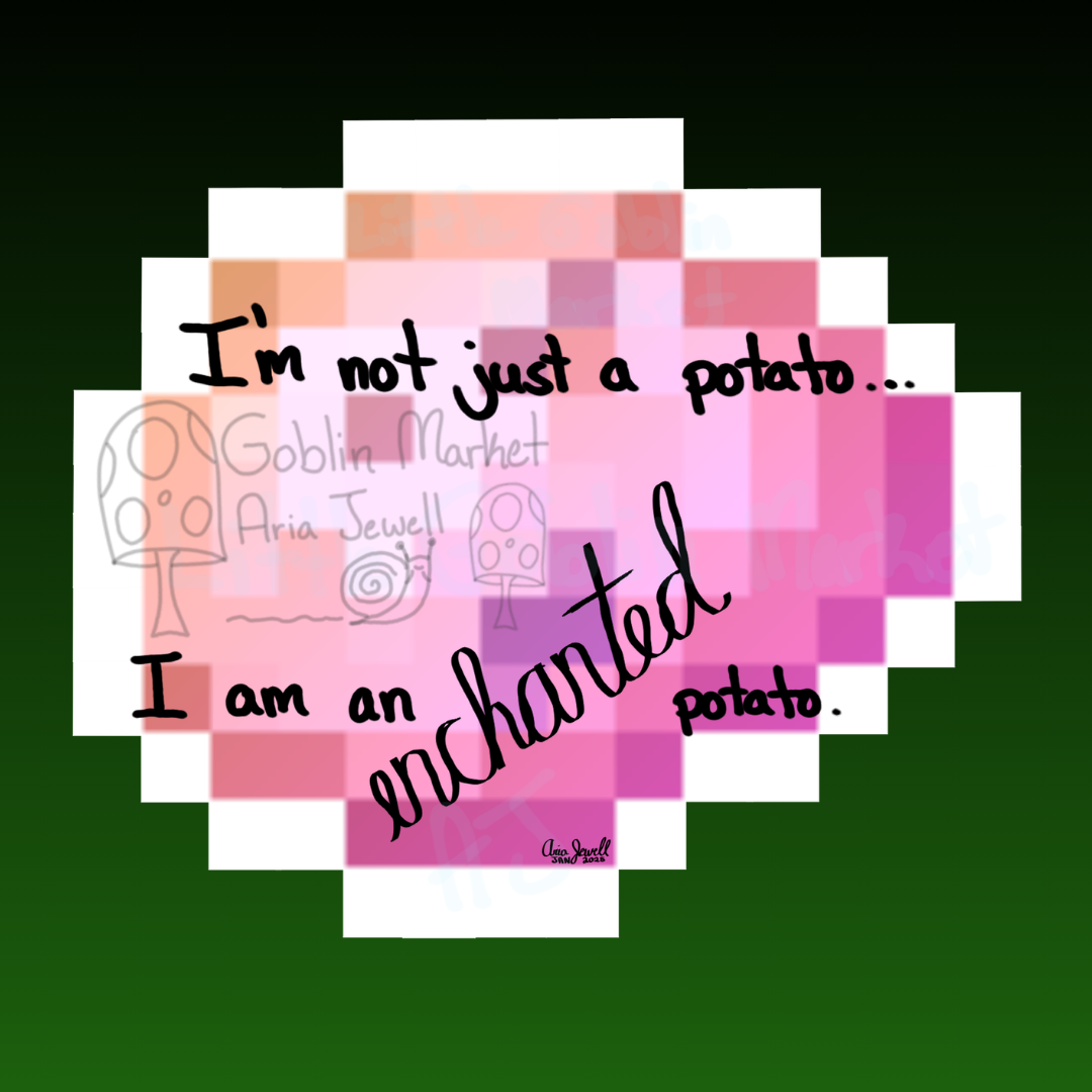 Enchanted Potato Sticker