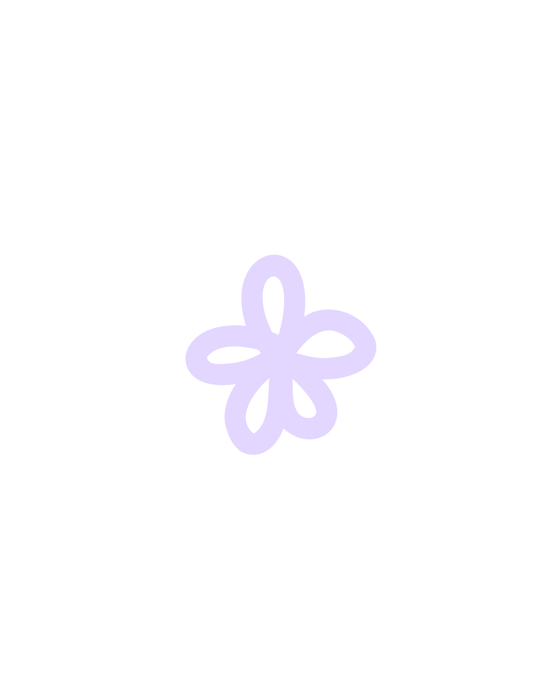 Geometric drawing of an outline square with sections divided by vertical, horizontal, and diagonal lines.