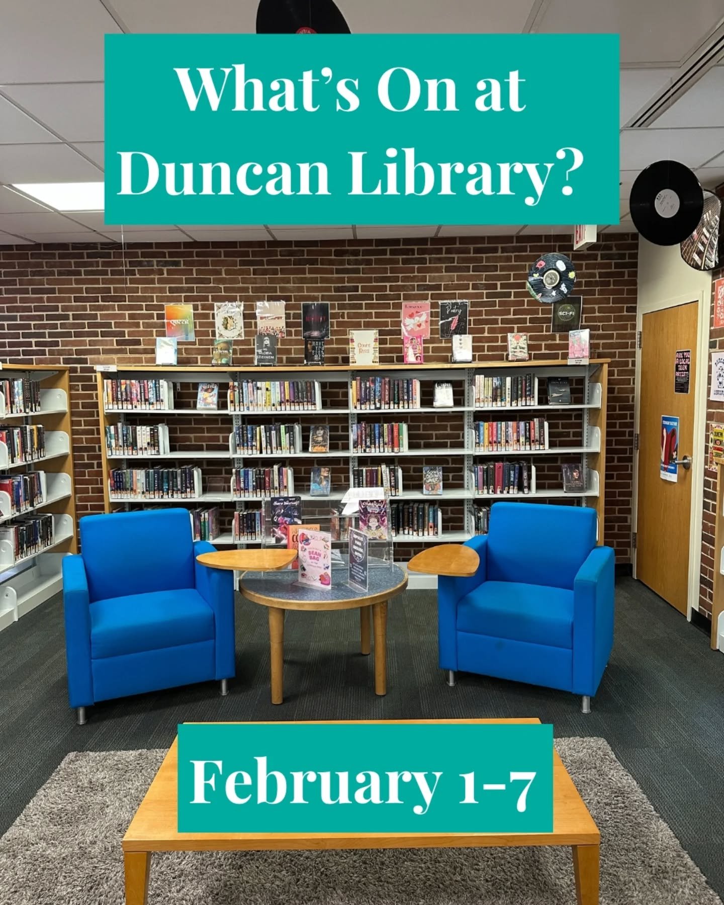 Tired of being snowed in? Same.
Shake off the cabin fever and join us at Duncan Library next week&mdash;worth the trek!

&nbsp;#friendsofduncanlibrary #alexandrialibrary&nbsp;#duncanlibrary
