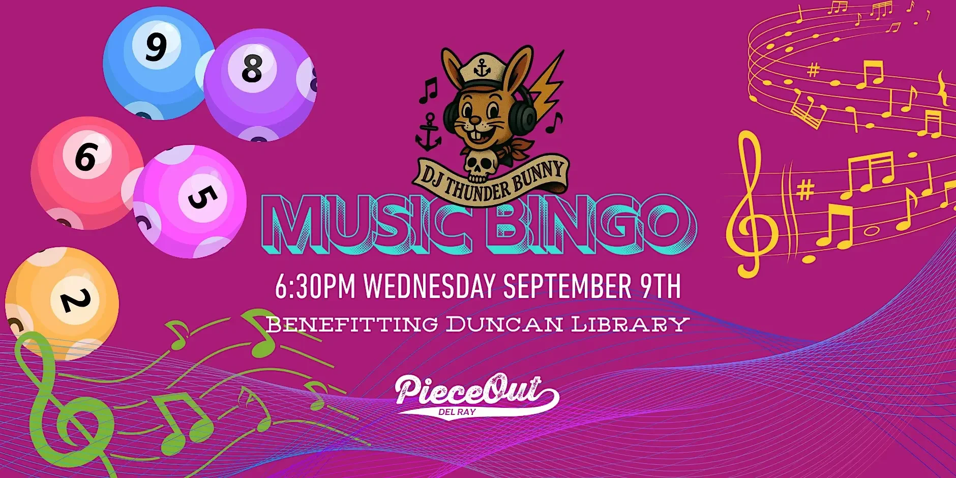 Music, Books and Community: Friends of Duncan Library at Music Trivia Bingo