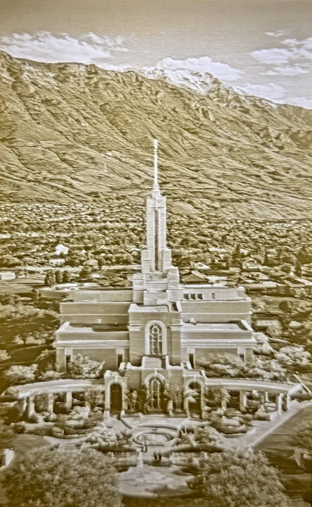 Mount Timpanogos Temple Pane