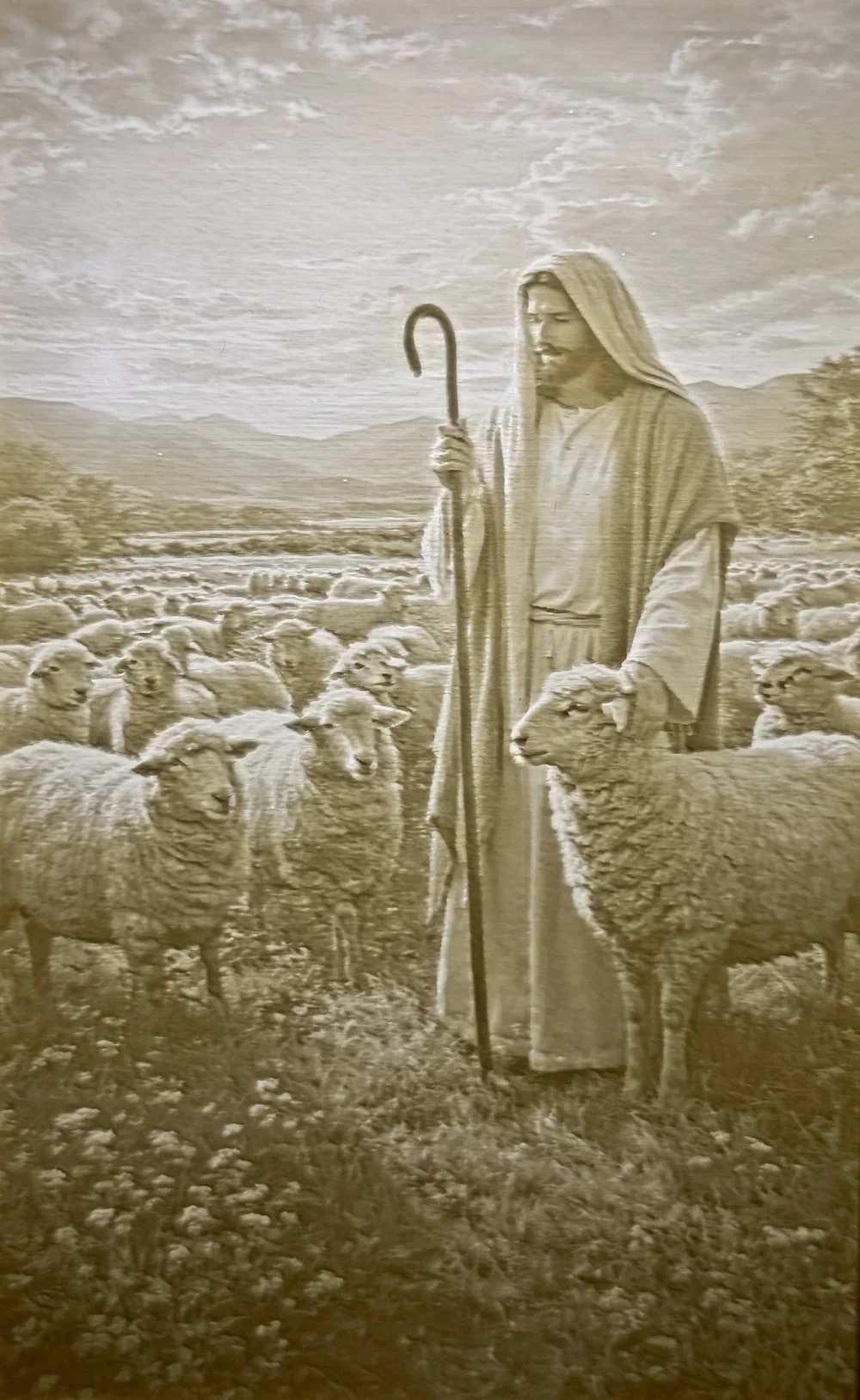 Jesus The Shepherd Pane