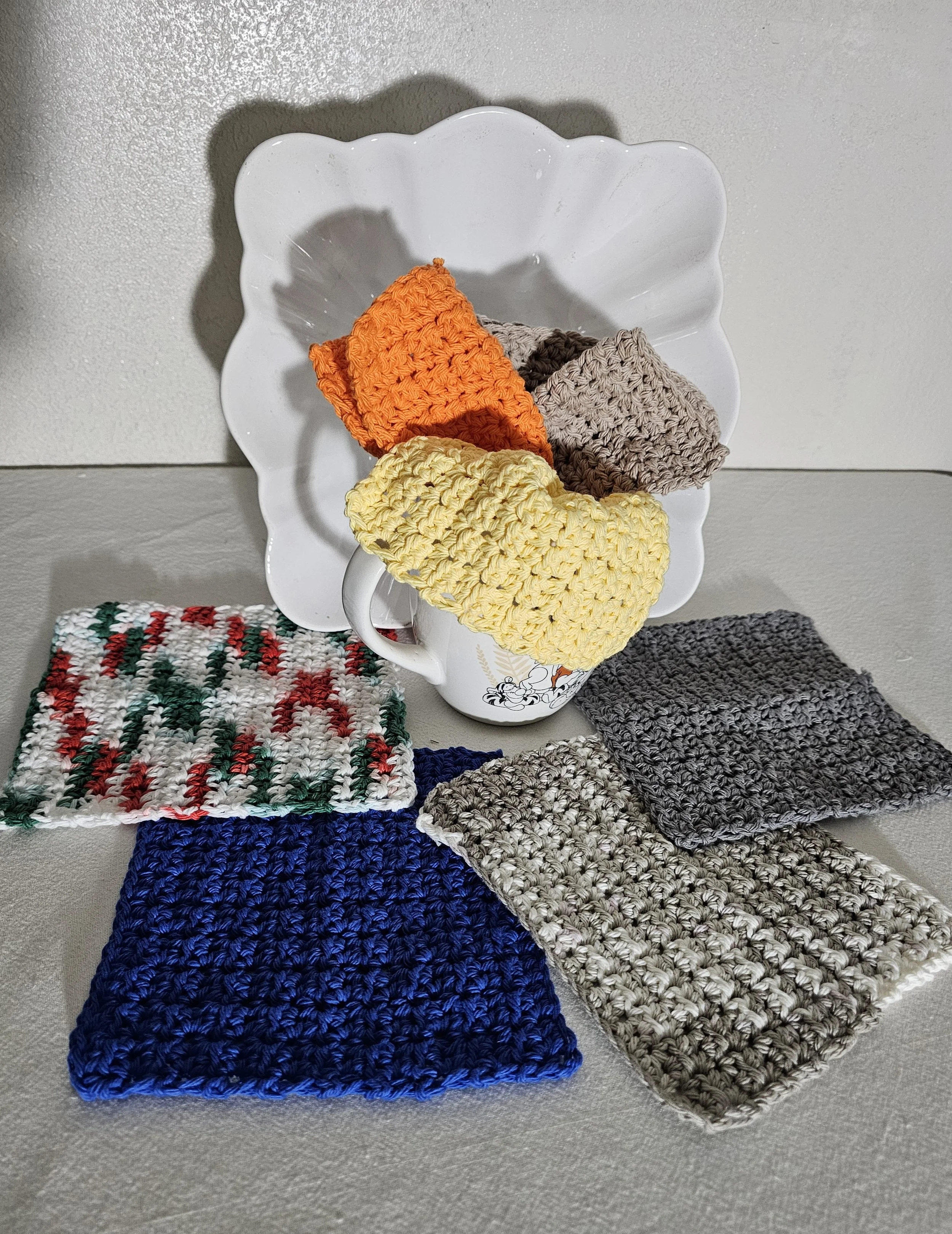 Custom Made Crotched Dish Wash Rags