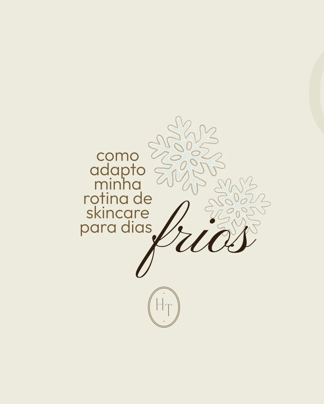 ❄️ Sua pele sente o inverno! 🧴
Com a queda das temperaturas, sua rotina de skincare tamb&eacute;m precisa mudar. O ar seco e o frio podem deixar a pele mais sens&iacute;vel, ressecada e at&eacute; com vermelhid&atilde;o.

Dicas para adaptar sua roti