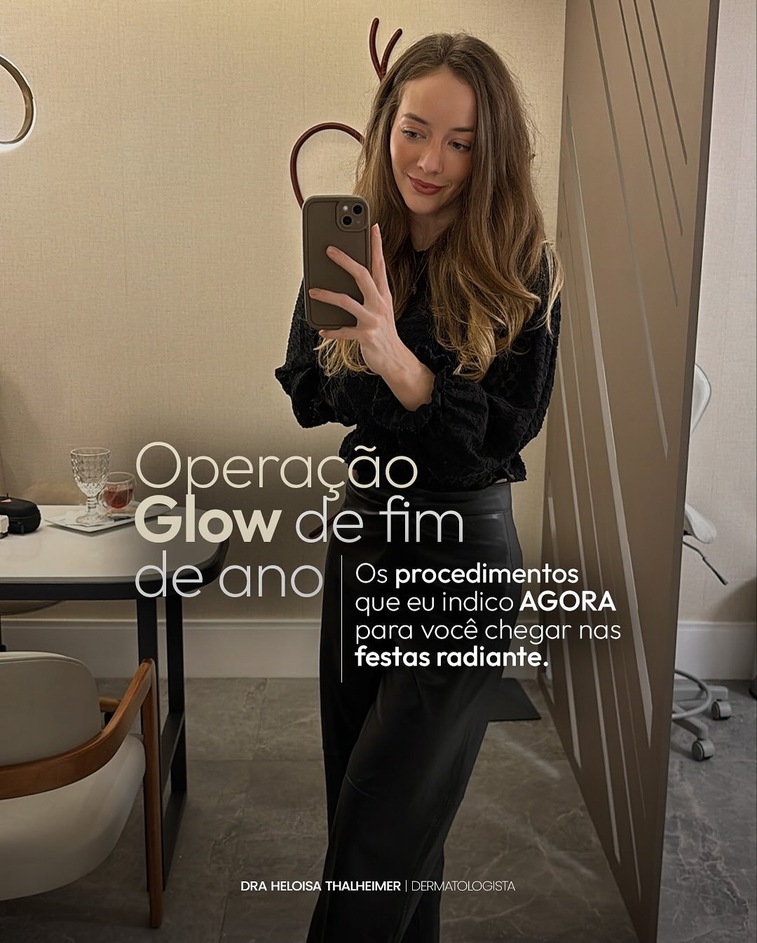 Fim de ano chegando&hellip; e eu sei que todo mundo quer aparecer nas fotos com aquela combina&ccedil;&atilde;o perfeita: pele bonita, express&atilde;o leve e um glow imposs&iacute;vel de ignorar.

Por isso, reuni nesse carrossel os procedimentos que