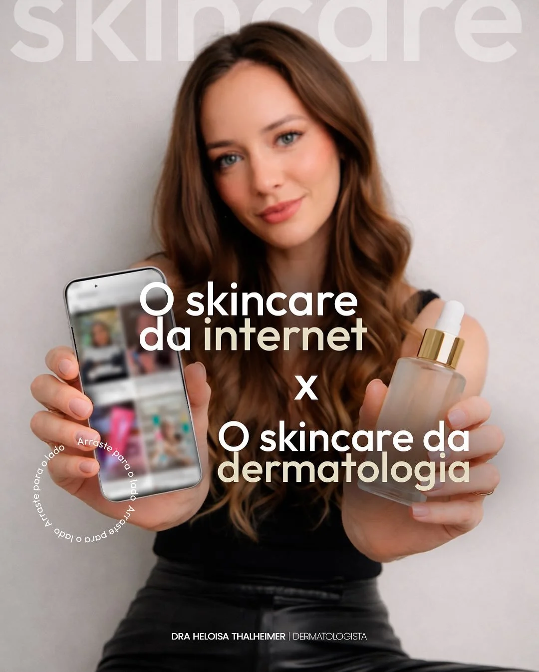 Na internet, o skincare muda o tempo todo.

Na dermatologia, o que funciona &eacute; o que faz sentido para a sua pele.

Menos sobre quantidade, mais sobre estrat&eacute;gia, const&acirc;ncia e escolhas bem feitas.

Porque pele bonita n&atilde;o vem 