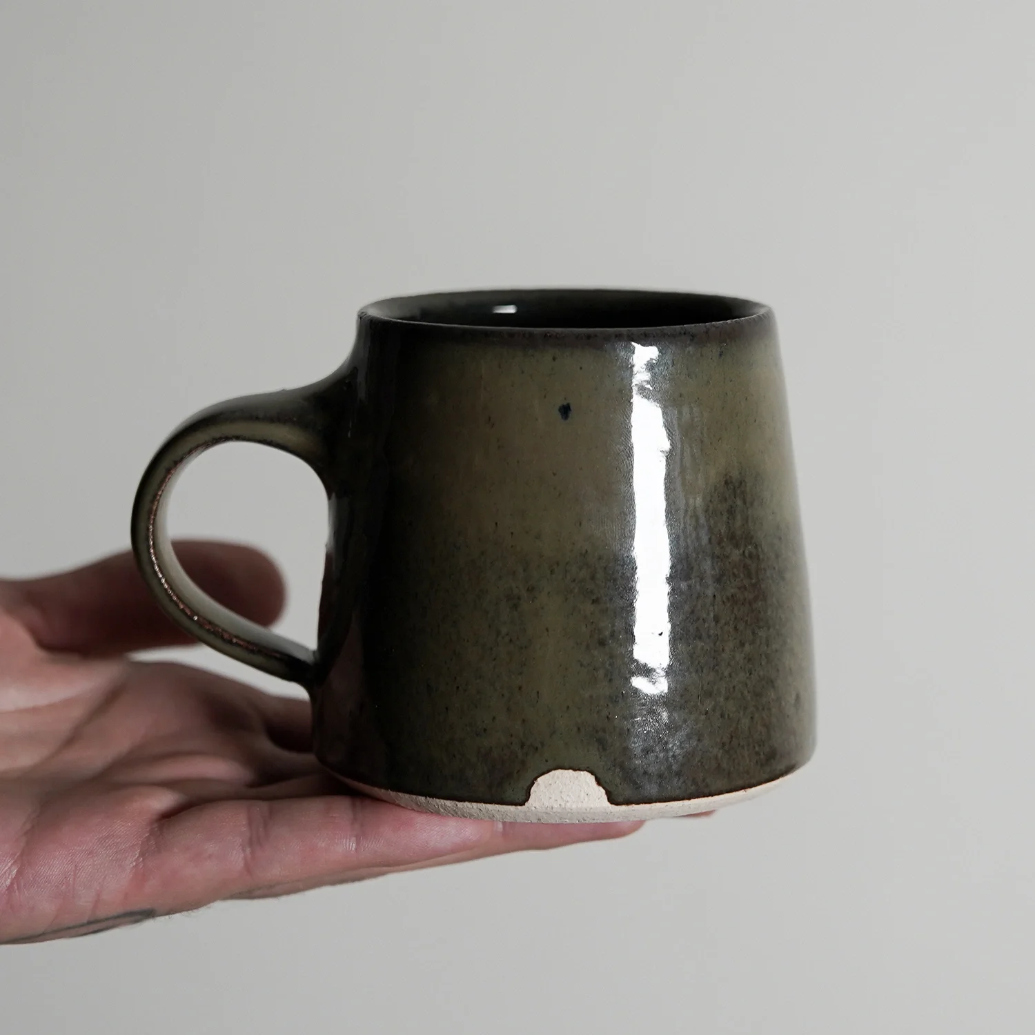 Fingerprint Tapered Mug - Sea Turtle