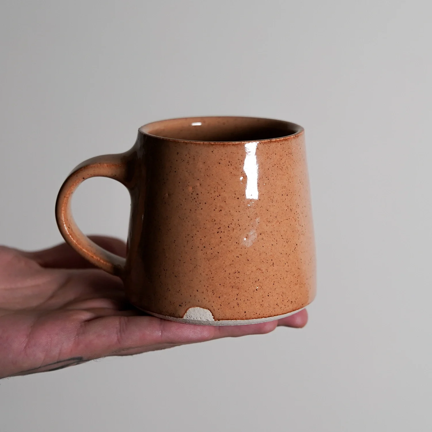 Fingerprint Tapered Mug - Dune