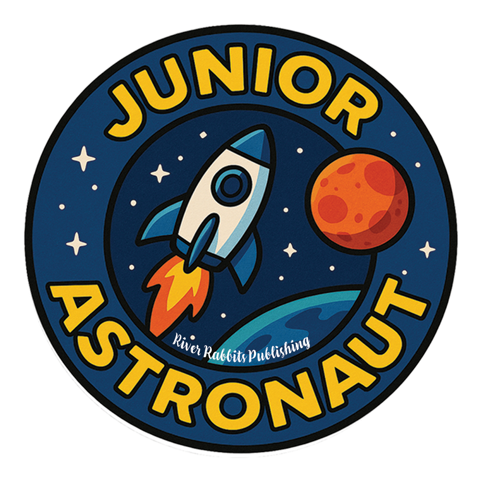 Junior Astronaut Sticker – 3" Round
