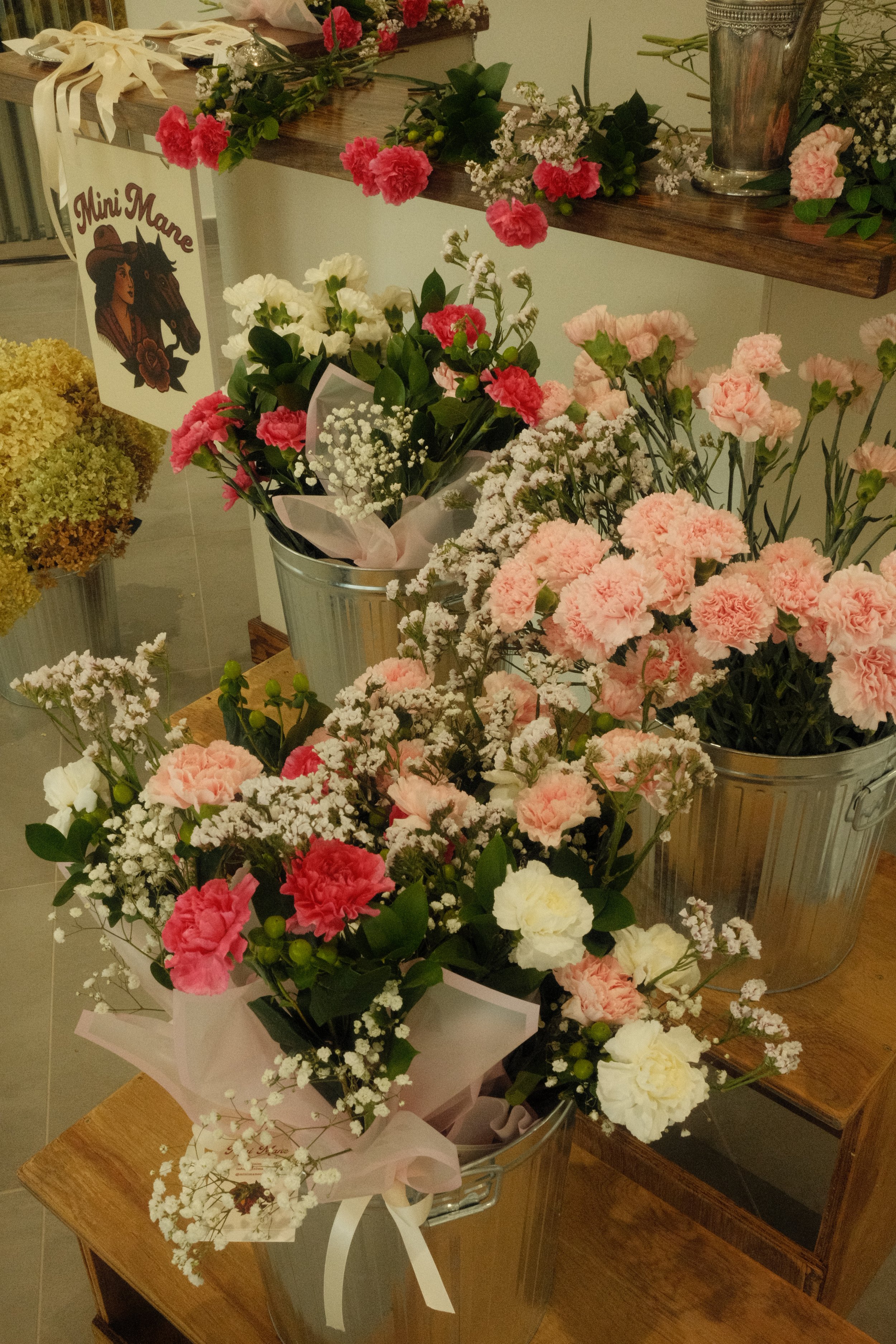 mobile flower picking station pick your own flowers station