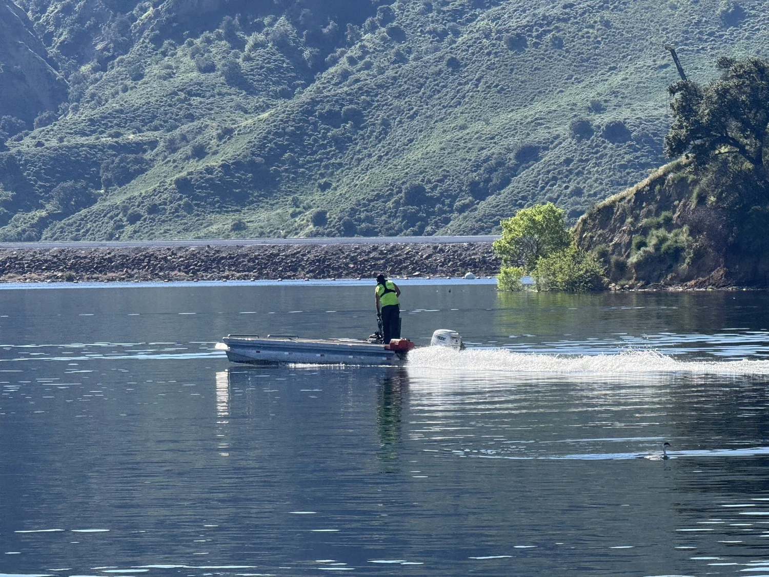 Recreational lake professional aquatic vegetation control services
