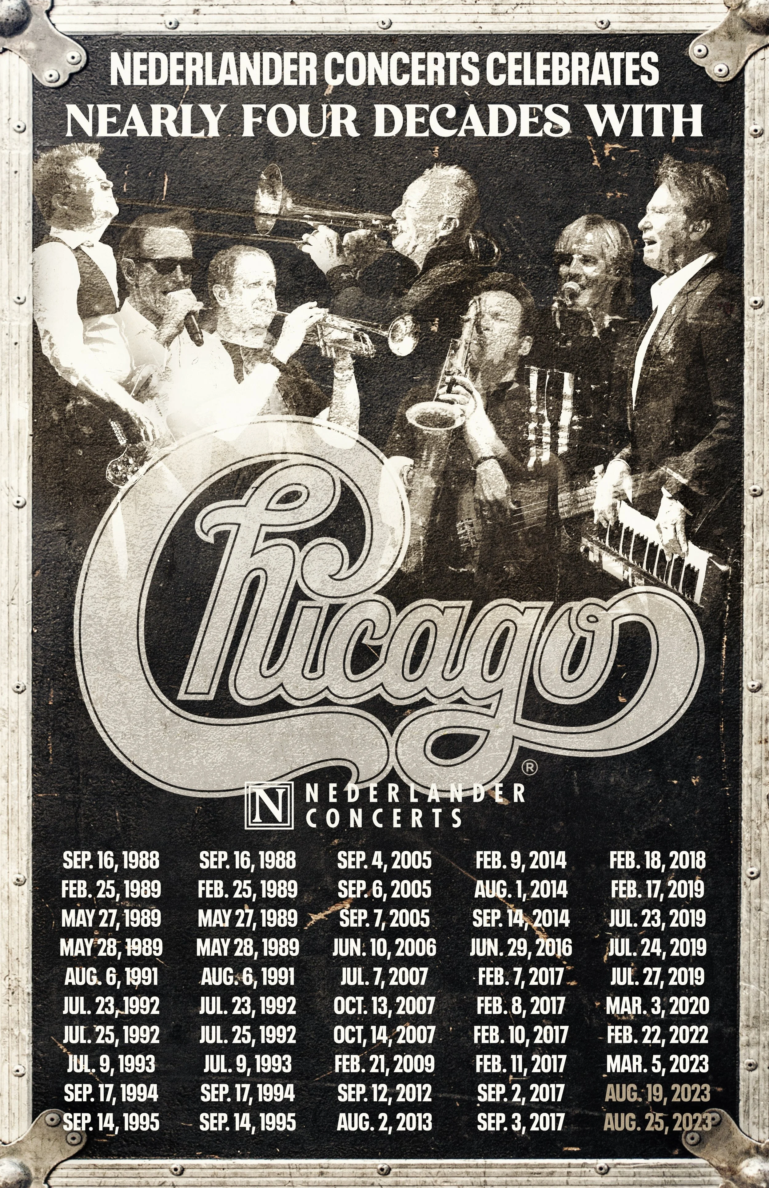 History with Chicago Commemorative Poster