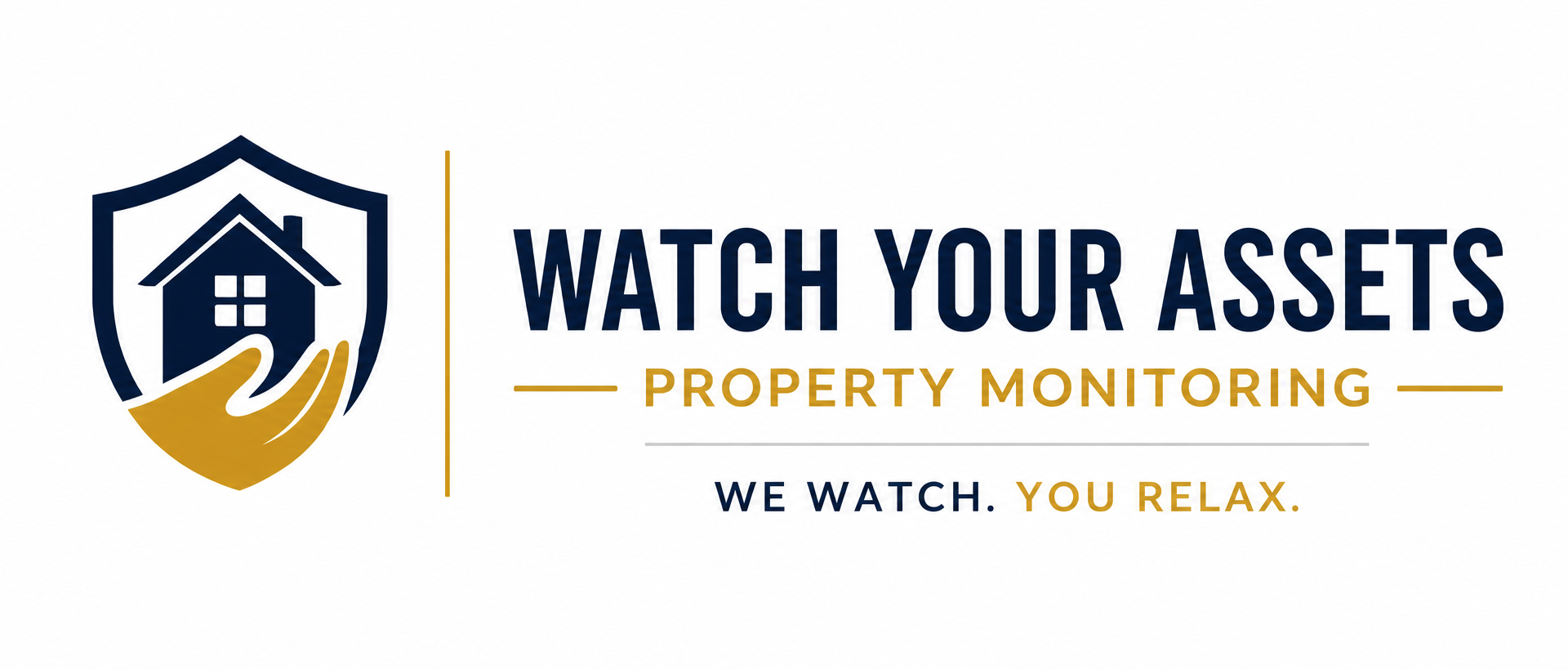 Watch Your Assets Property Monitoring logo – We watch. You relax.