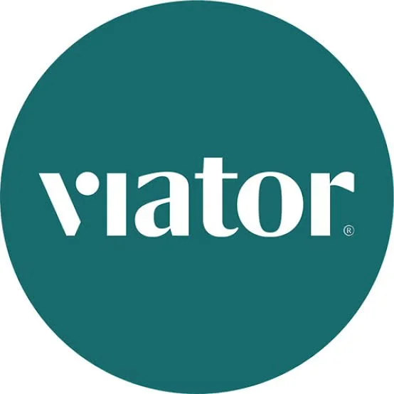 The logo for Viator, a travel and tour booking platform.