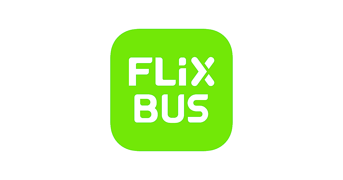 Green app icon with the words "FLiX BUS" in white.
