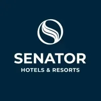 Logo of Senator Hotels & Resorts featuring a stylized 'S' symbol
