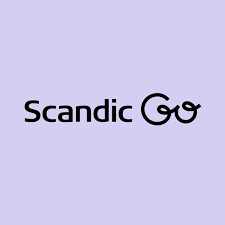 Scandic Go logo on a light purple background