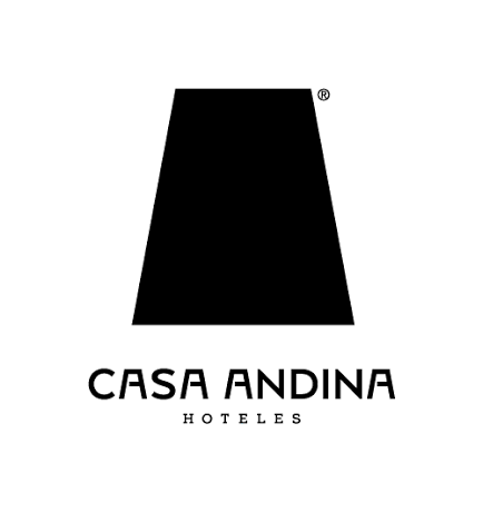 Logo of Casa Andina Hotels featuring a stylized black shape and the company name