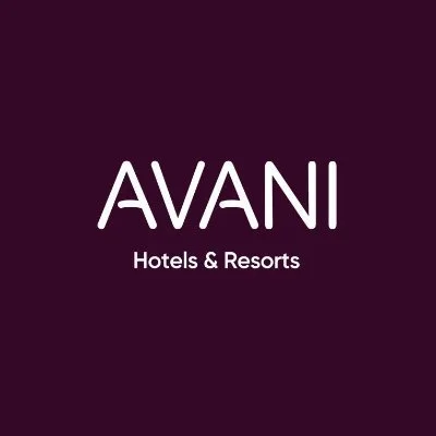 AVANI Hotels & Resorts logo on a dark purple background.