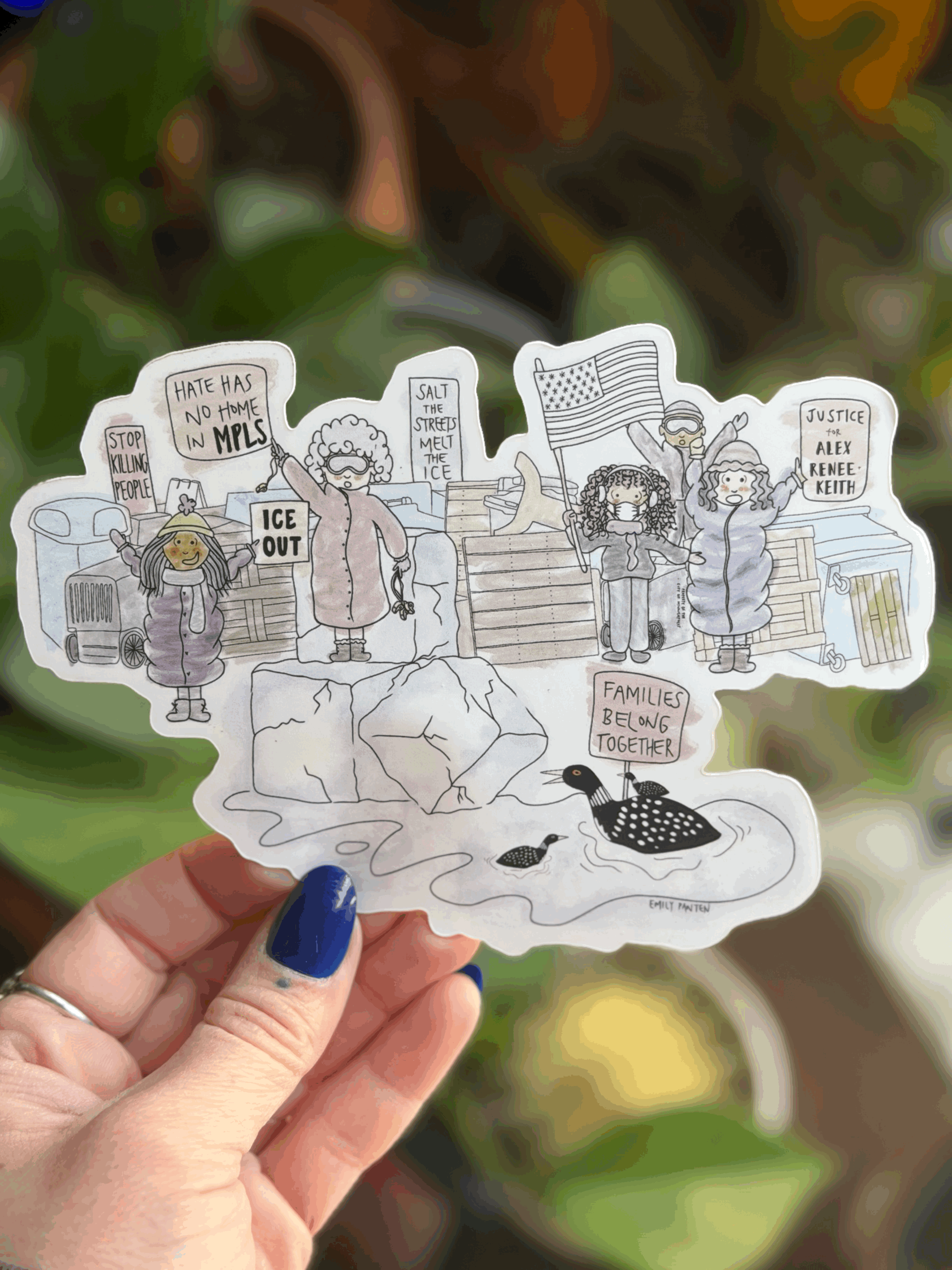 'We Keep Us Safe' Vinyl Sticker