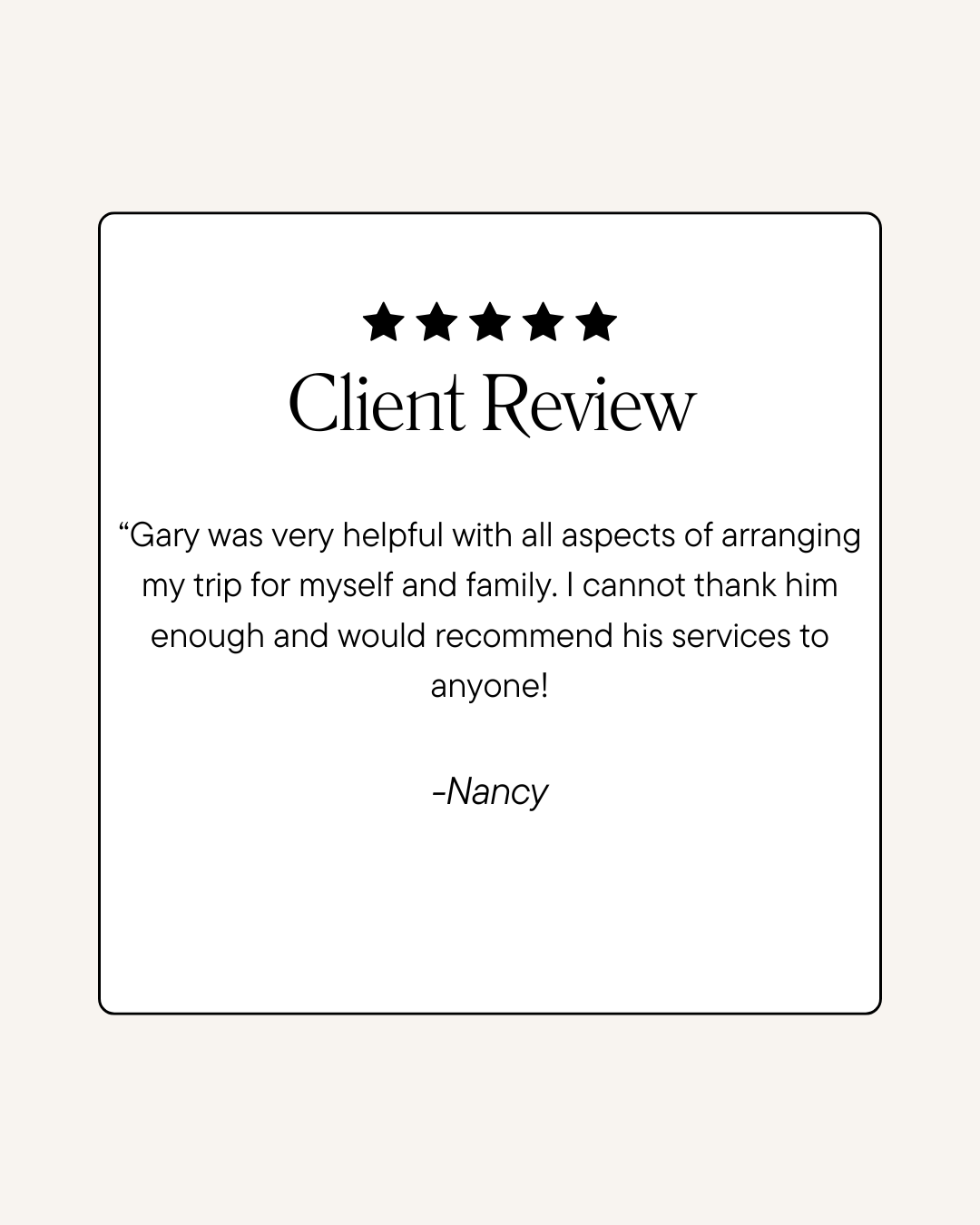 Client Review