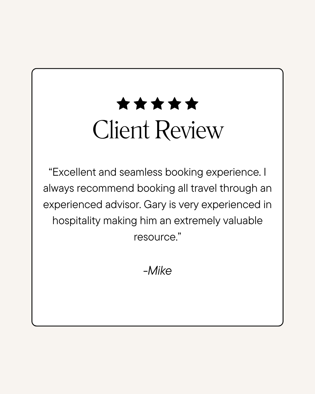 Client Review