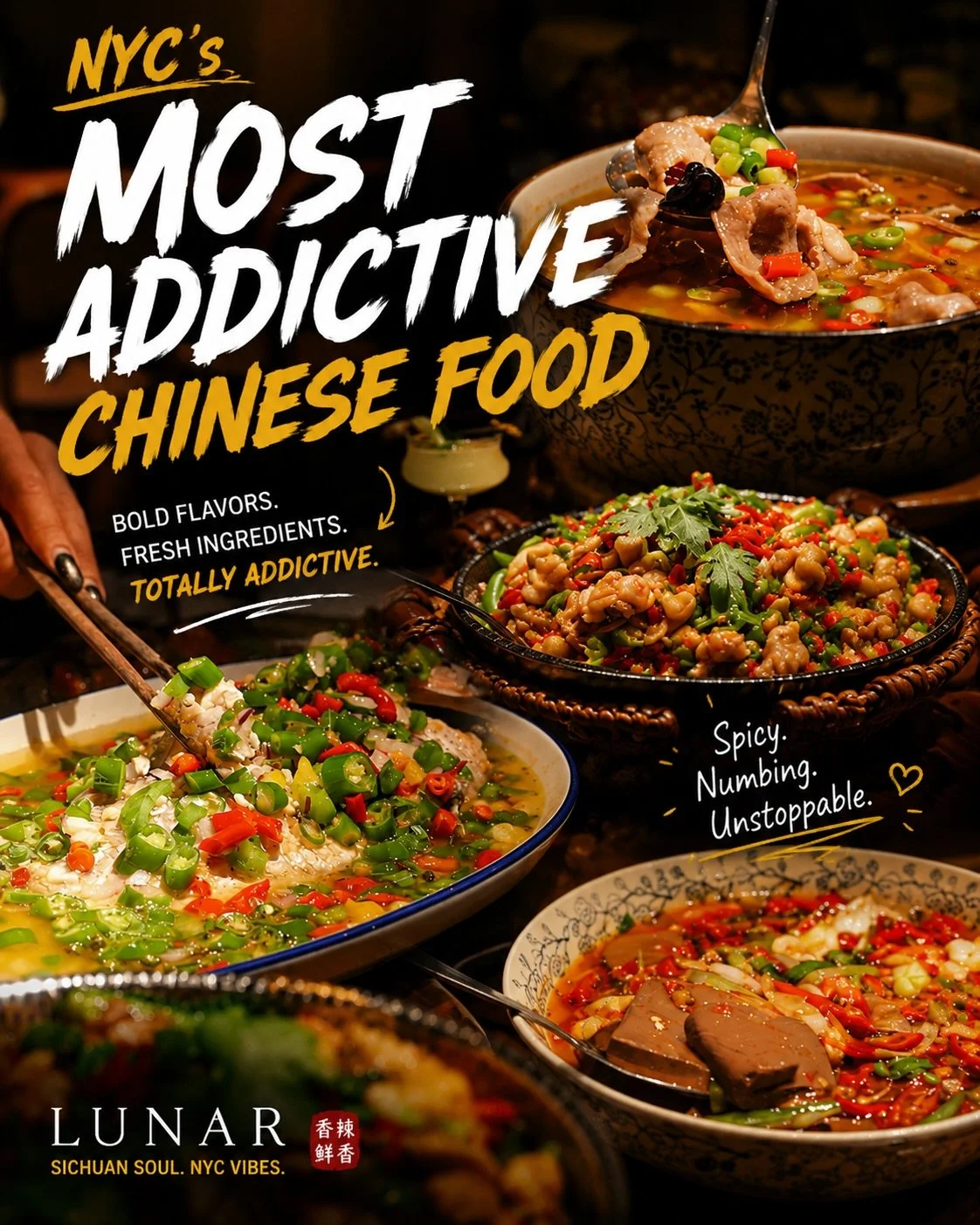 you finally found the kind of Chinese food that keeps living in your head after dinner. 🌶️

Started with one dish.
Ended up coming back 5 days in a row.

Everything here has that addictive Sichuan flavor &mdash; spicy, numbing, fragrant, and somehow