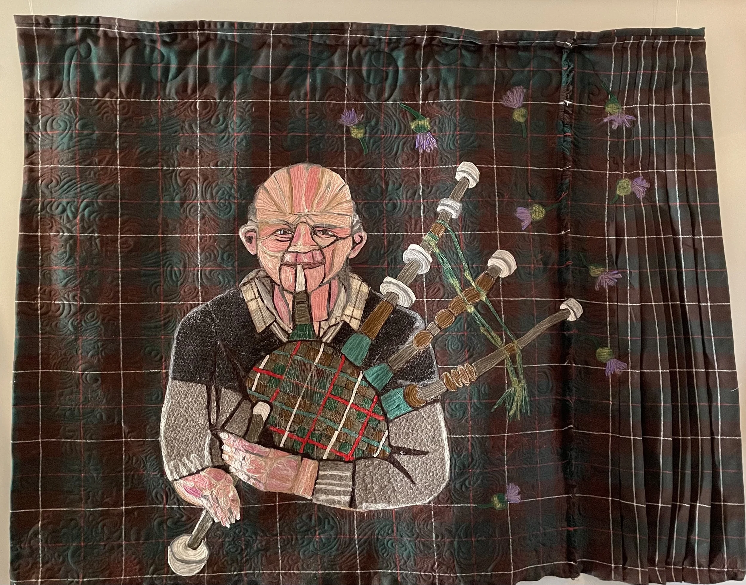 Australian Quilts in Public Places 2024 The bagpiper .jpeg