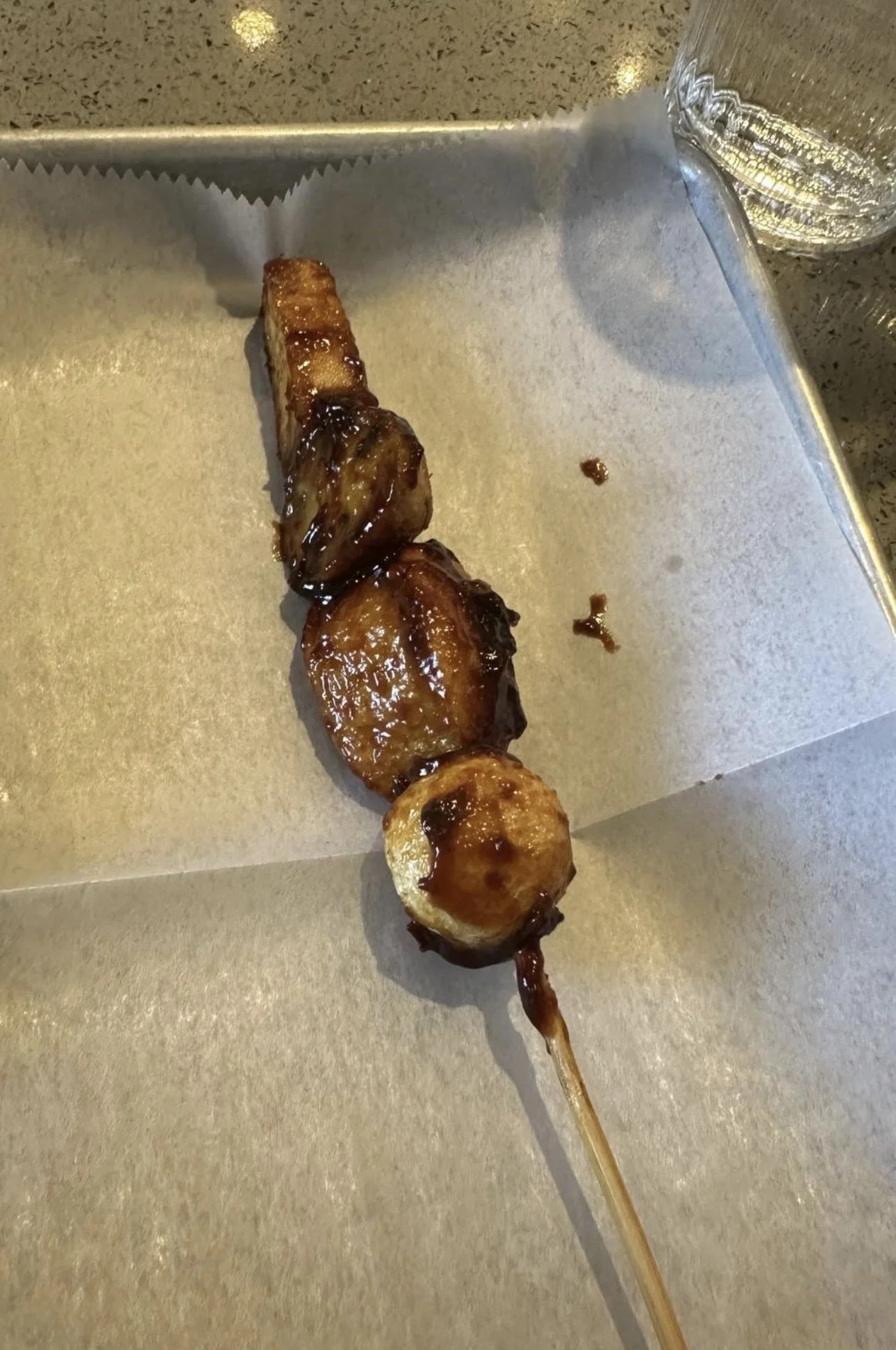 Spicy Sauce Fishball Skewer