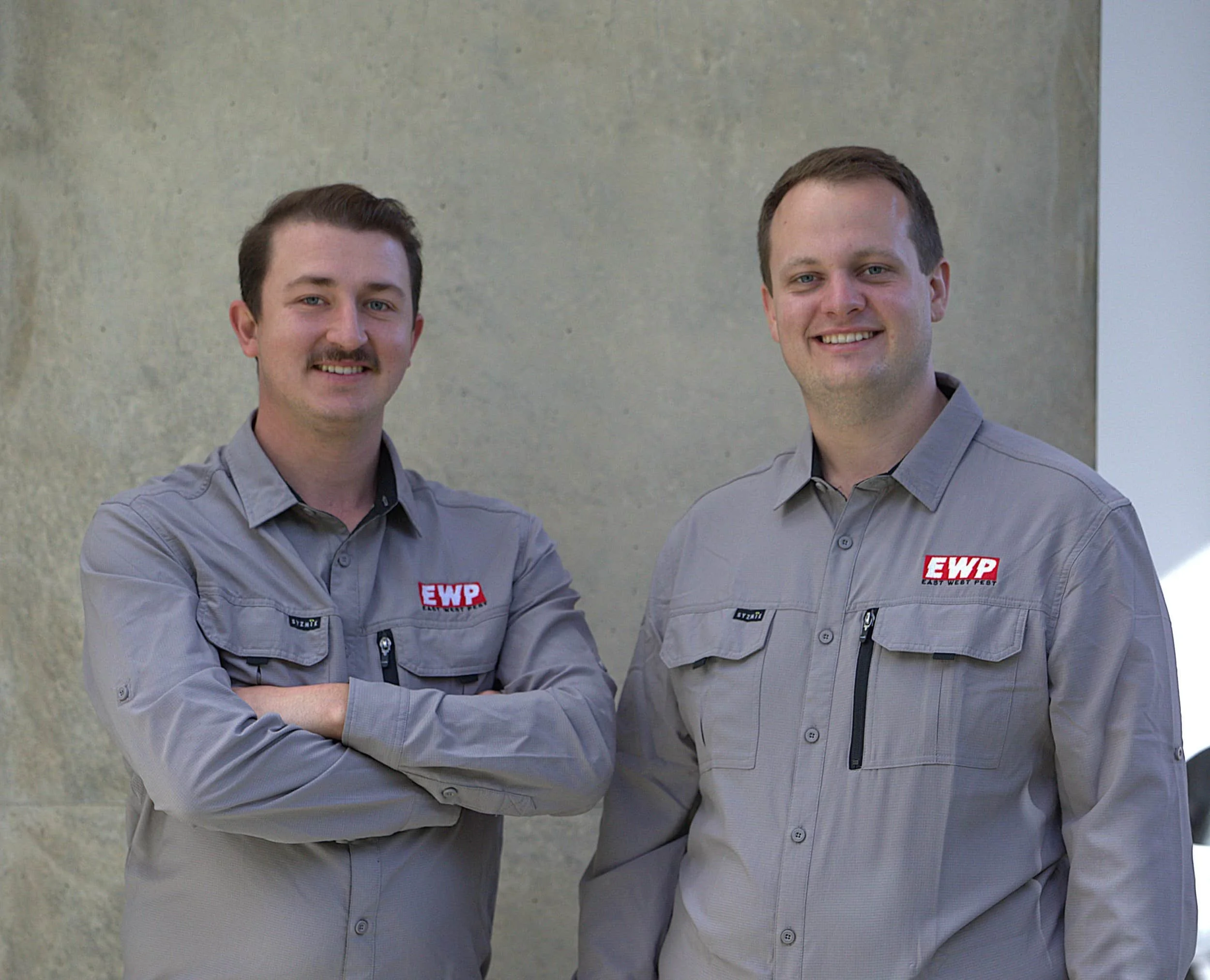 andrew and ben the experienced white ant inspectors