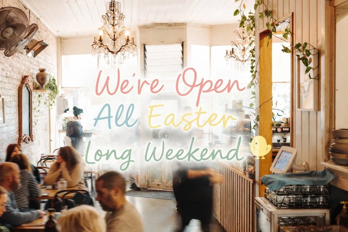 Open all long weekend 🐣 

We may even have a couple of delicious specials for you&hellip; 🤫 

#melbourne #cafe #brunch #coffee