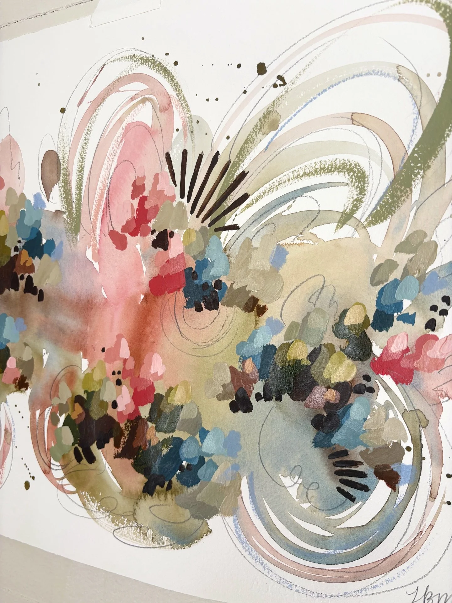 Another sneak peek of what will be available at @spotlightonart ✨ January 26-31.

What color palettes do you want to see?

#spotlightonart #mixedmedia #abstract