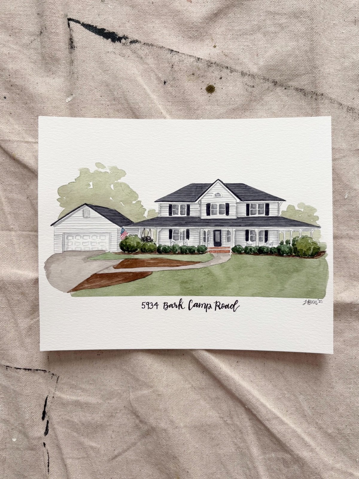 Love this house portrait! It&rsquo;s the last one I did of the season✨

Message me if you want to order one.

#houseportrait #watercolorart #artistlife