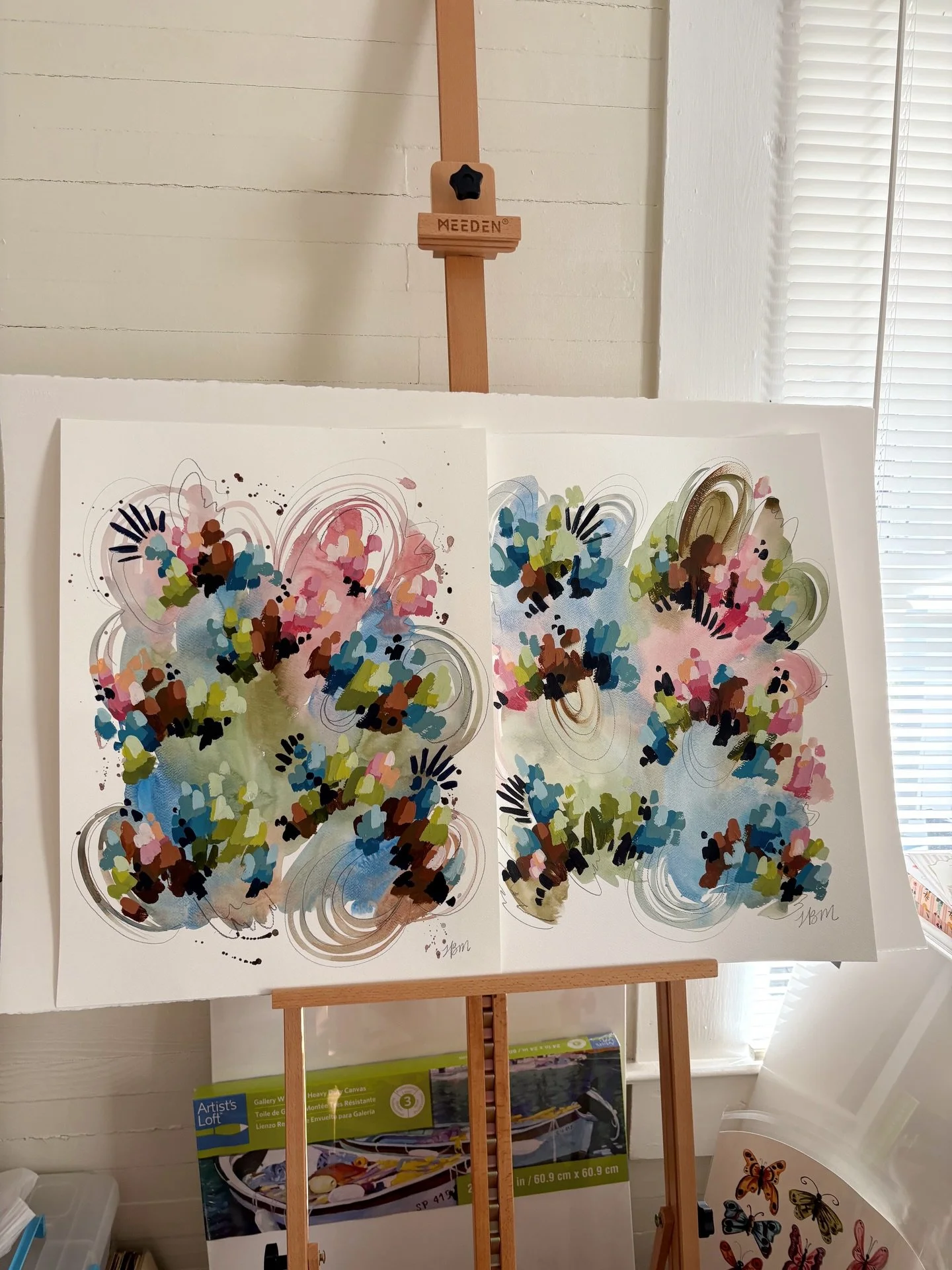 Find these ladies at @spotlightonart today and tomorrow! 

I&rsquo;ll be at the &ldquo;Meet the Artists&rdquo; night tonight from 6-8 PM. See you there. 

My work is rooted in the joy of the process of creating. It has been such an honor to see peopl