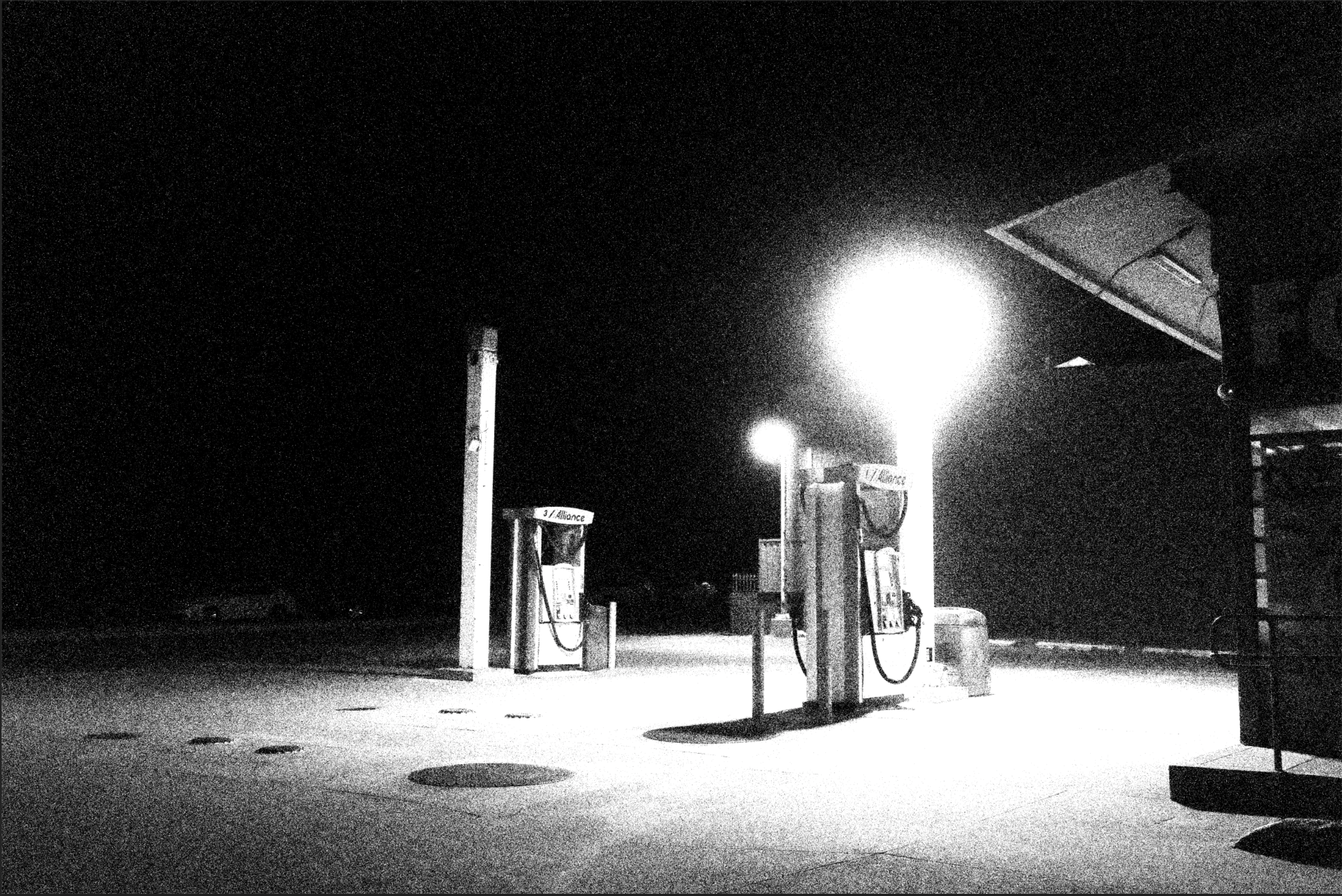 the street lights have abducted everyone on ocean boulevard