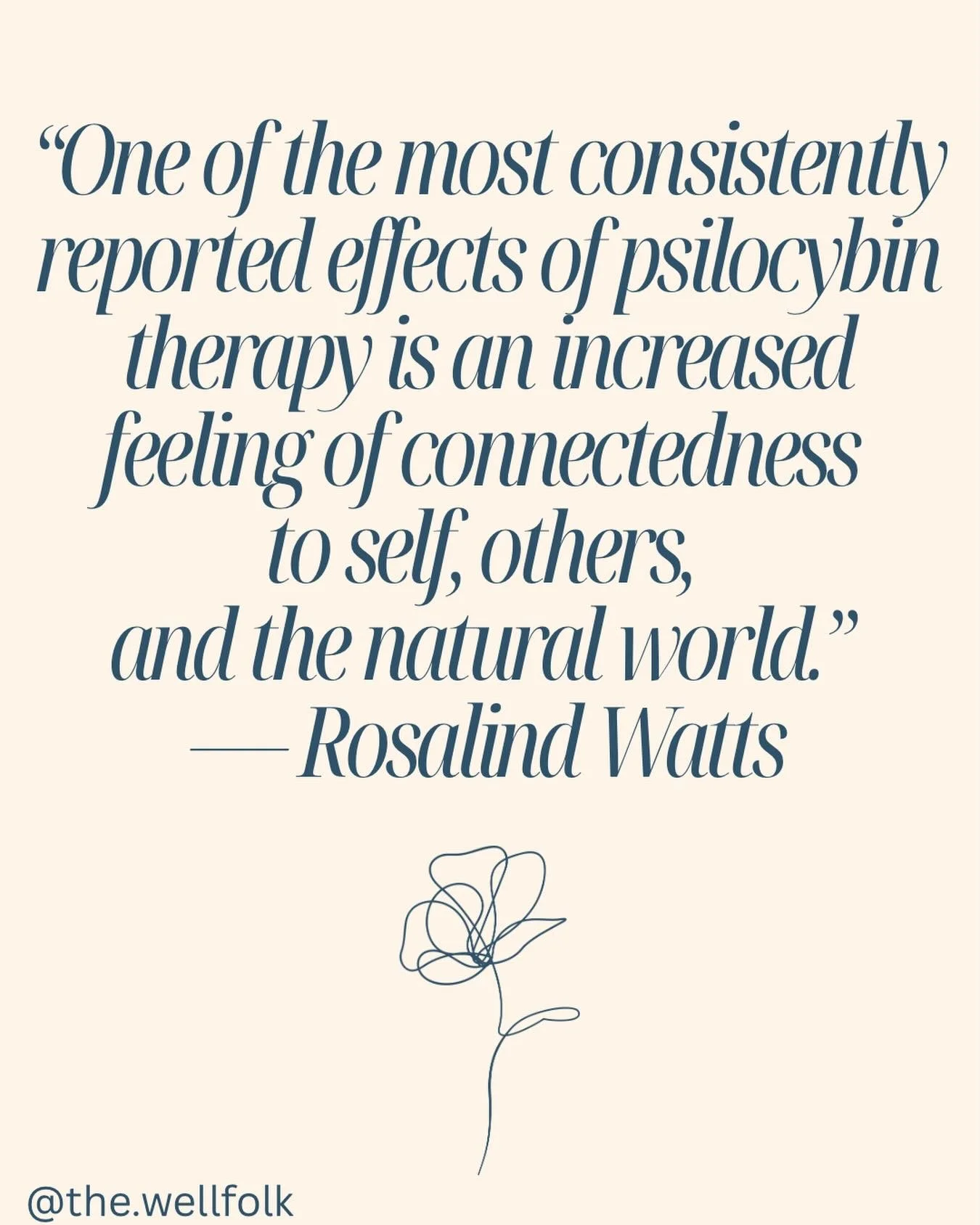 We all need a little more connection these days. Dr. Rosalind Watts is a leading clinical psychologist in psychedelic research and much of her research has been around how psychedelics can increase connectedness to self, others and the world. Want to
