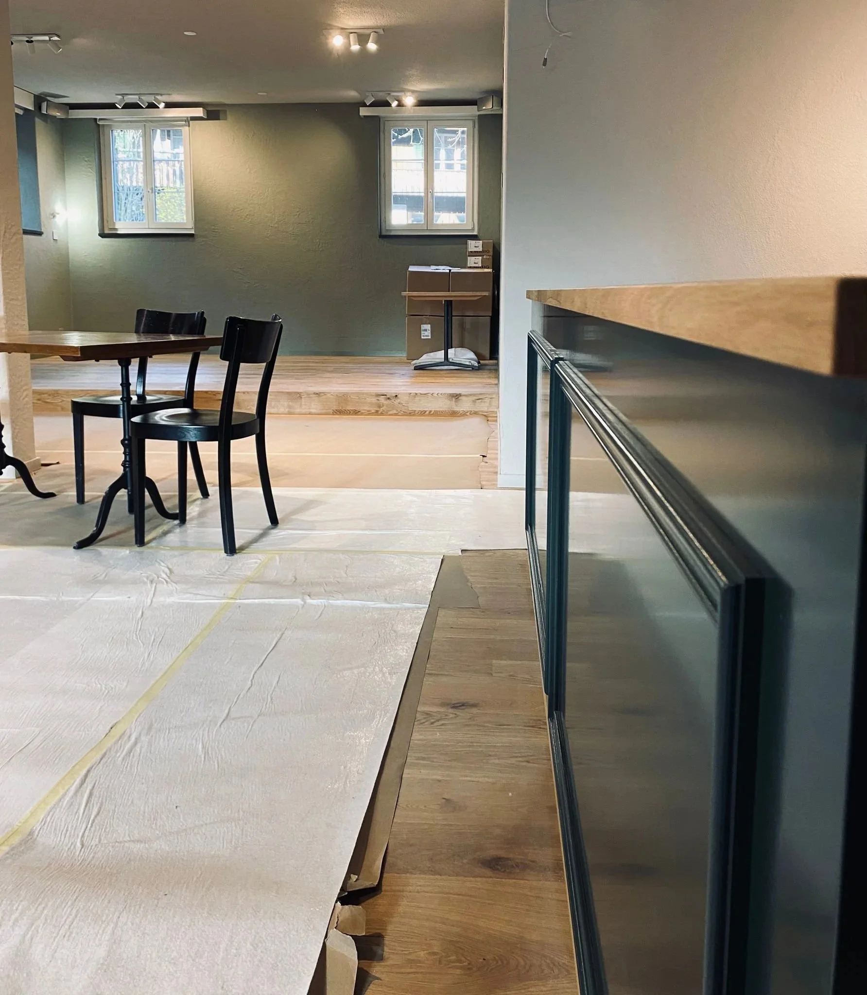 Neue Farben, neue Theke