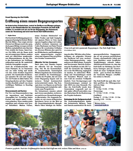 Im Gespräch mit dem Kurier
