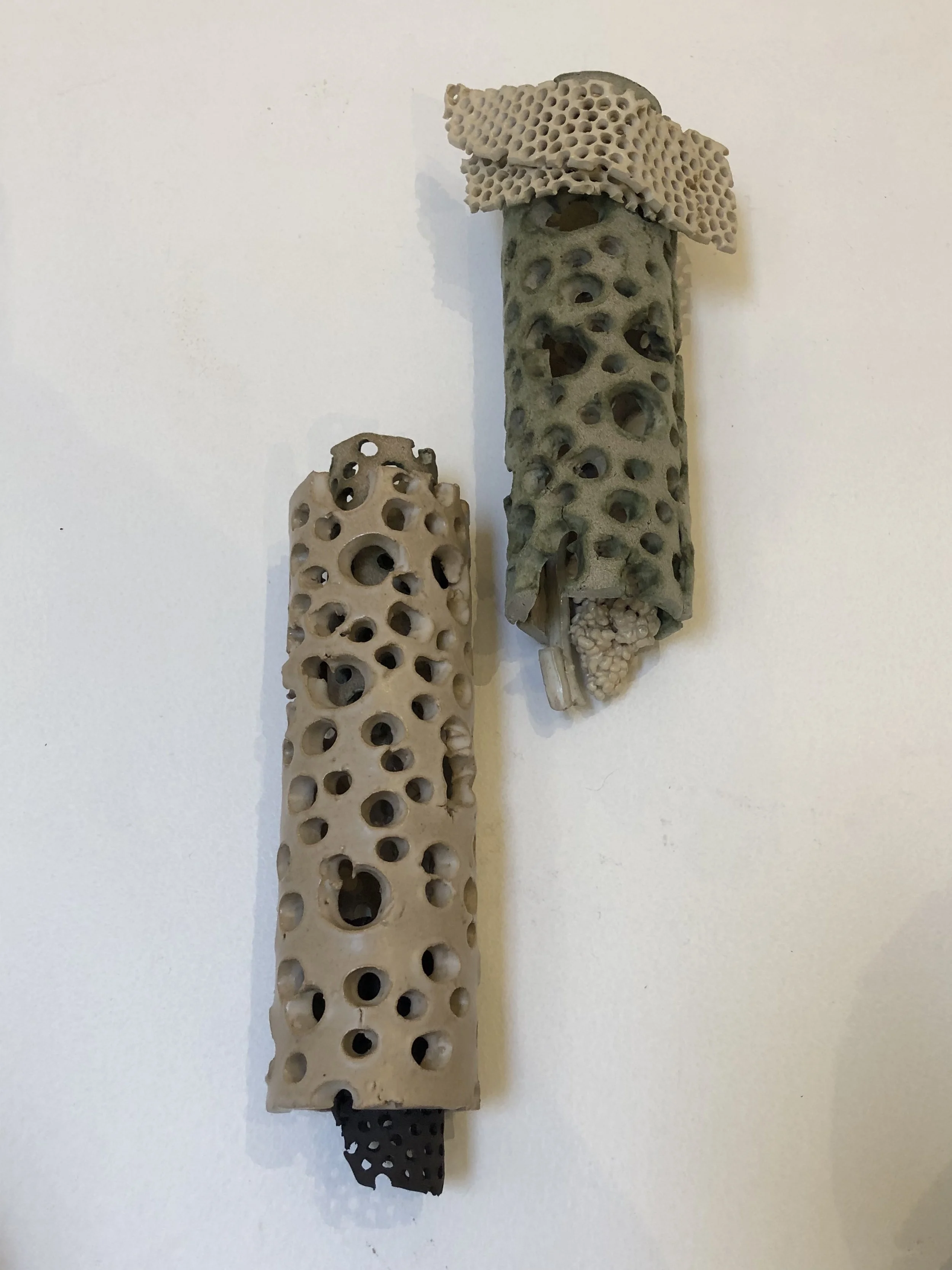 Frustular Morsel iii and iv, 2021-23
Ceramic